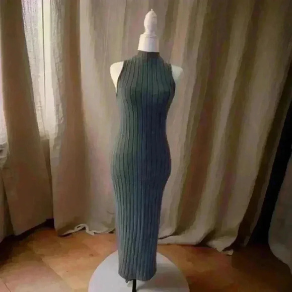 Blue Sweater Dress Set - Picture 2 of 2